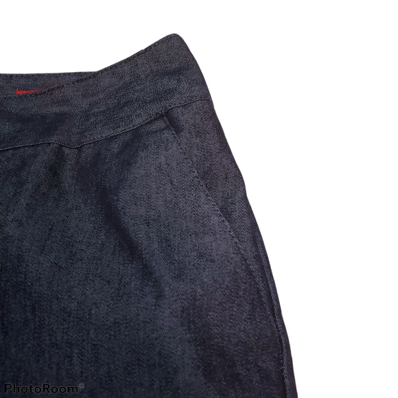 Merona Denim Look Pencil Skirt Sz 4 - Picture 5 of 7